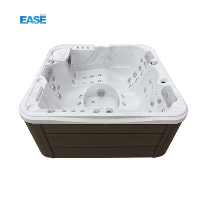 Spa all'aperto bianco vasca idromassaggio acrilica Balboa Sistema 54 Total Jet