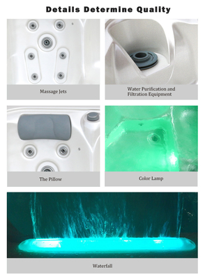 27pcs Jets 2 Lounges Spa esterno vasca idromassaggio vasca idromassaggio