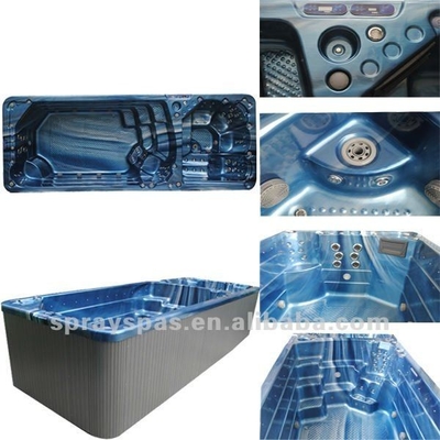 Piscina all'aria aperta da una piscina spa infinita con Balboa System 66pcs Jets