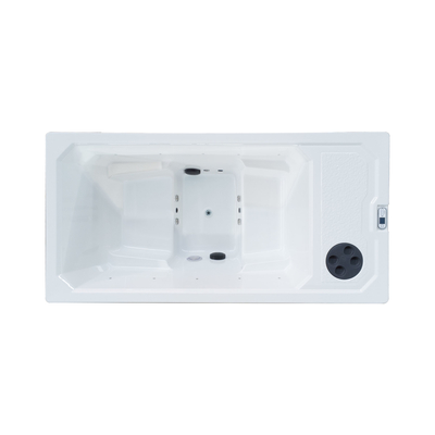 2 Persone Acrilico Rectangle Ice Tub Atleti Terapia Immersione a freddo Con Chiller