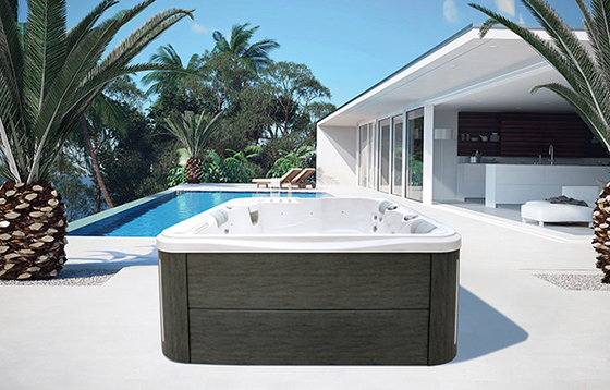 4 Persone Bagno esterno Whirlpool Spa Giardino Massaggio Portatile