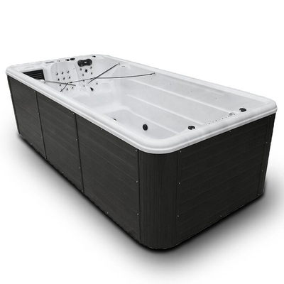 Piscina infinita di lusso per giardino vasca idromassaggio vasche termali con getti d'aria piscina spa per esterni