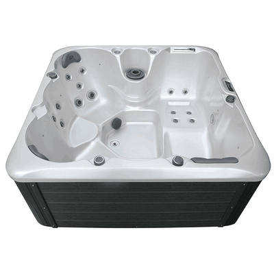 Vasca da bagno esterna di lusso per 5 persone con vasca idromassaggio vasche da bagno acriliche con altoparlante Bluetooth