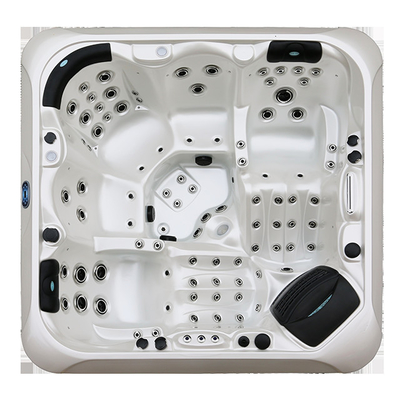 Giardino 5 posti Luxury Massage Spa Vasca da bagno Outdoor Whirlpool Vasca idromassaggio Acrilica Freestanding Spa Vasca Per Villa