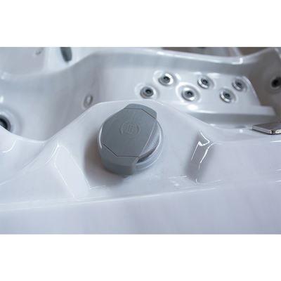 Ocean Wave Rectangle Acrilico Bianco Puro Vasca Da Bagno Esterno Vasche SPA