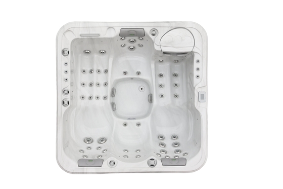 Vasca da bagno acrilica ad allontanamento della pressione vasca idromassaggio con luce a LED