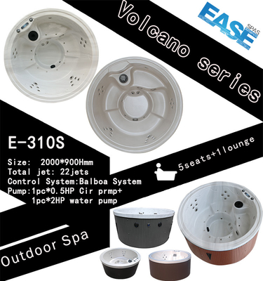 5-6 Persone Bluetooth Wi-Fi Bagno Termale Spa Balbao 3kW riscaldatori