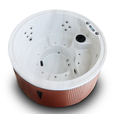 5~6 vasche idromassaggio rotonde vasca da bagno esterna vasca spa 2.5HP pompa 2 livelli passo