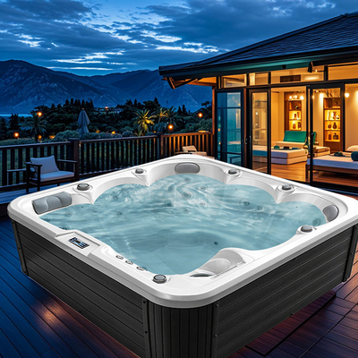 Vasca idromassaggio acrilica all'aperto Casa Relax Sauna Vasca idromassaggio a vapore