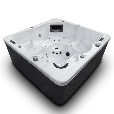 5 persone 3 posti a sedere 2 lettini massaggio idroterapia vasca termale piscina per il comfort all'aperto