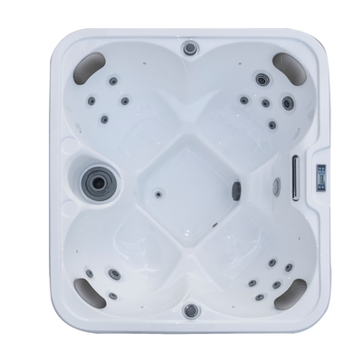 Pearl White 4 mette le vasche a sedere della stazione termale del mulinello massaggia le vasche calde all'aperto