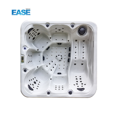 Bagno idromassaggio all'aperto bianco 124Pcs Total Jets 1 recliner