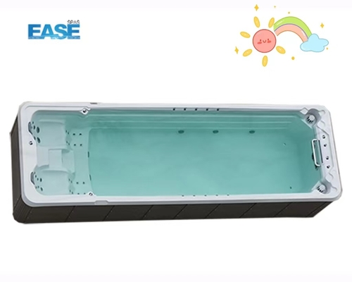 Spa acrilico con funzione massaggio piscina a porta