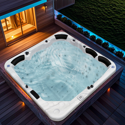 Idroterapia all' aperto Spa piscina getti d' aria massaggio vasca idromassaggio vasche idromassaggio con luce a led