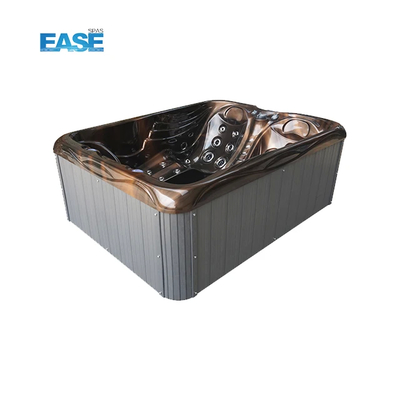 1pc LED Light Rectangle 350kg 3KW 220V vasca idromassaggio con 1pc pompa di circolazione e refrigerante