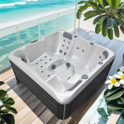Wi-Fi abilitato vasca idromassaggio per 5 persone moderno design giardino esterno vasca idromassaggio acrilica con certificazione CE/ETL/SAA/ISO
